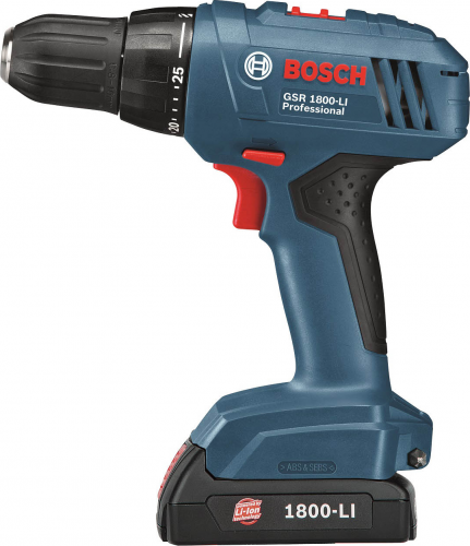 Шуруповерт аккумуляторный BOSCH GSR 1800-LI